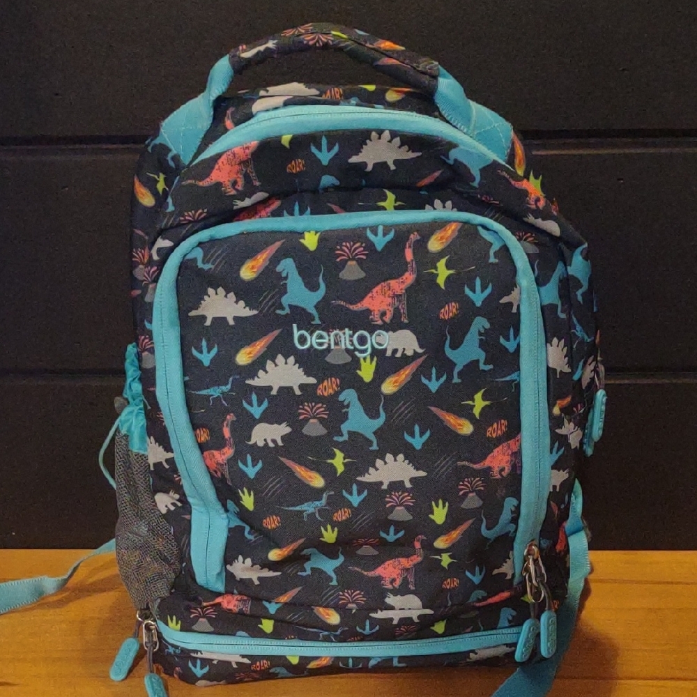 Bentgo Kids 2 In 1 Dinosaur Adventure Backpack And Insulated Lunchbox